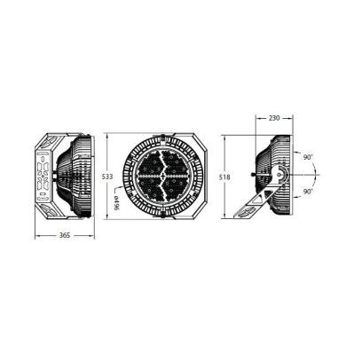 DLED-FL145-3400-DWG